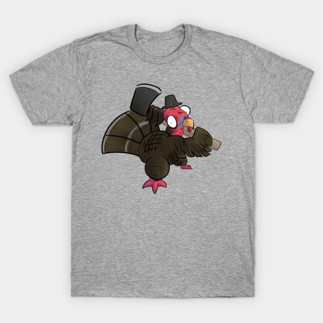 Cold Blooded Turkey T-Shirt by SadSpiderParty